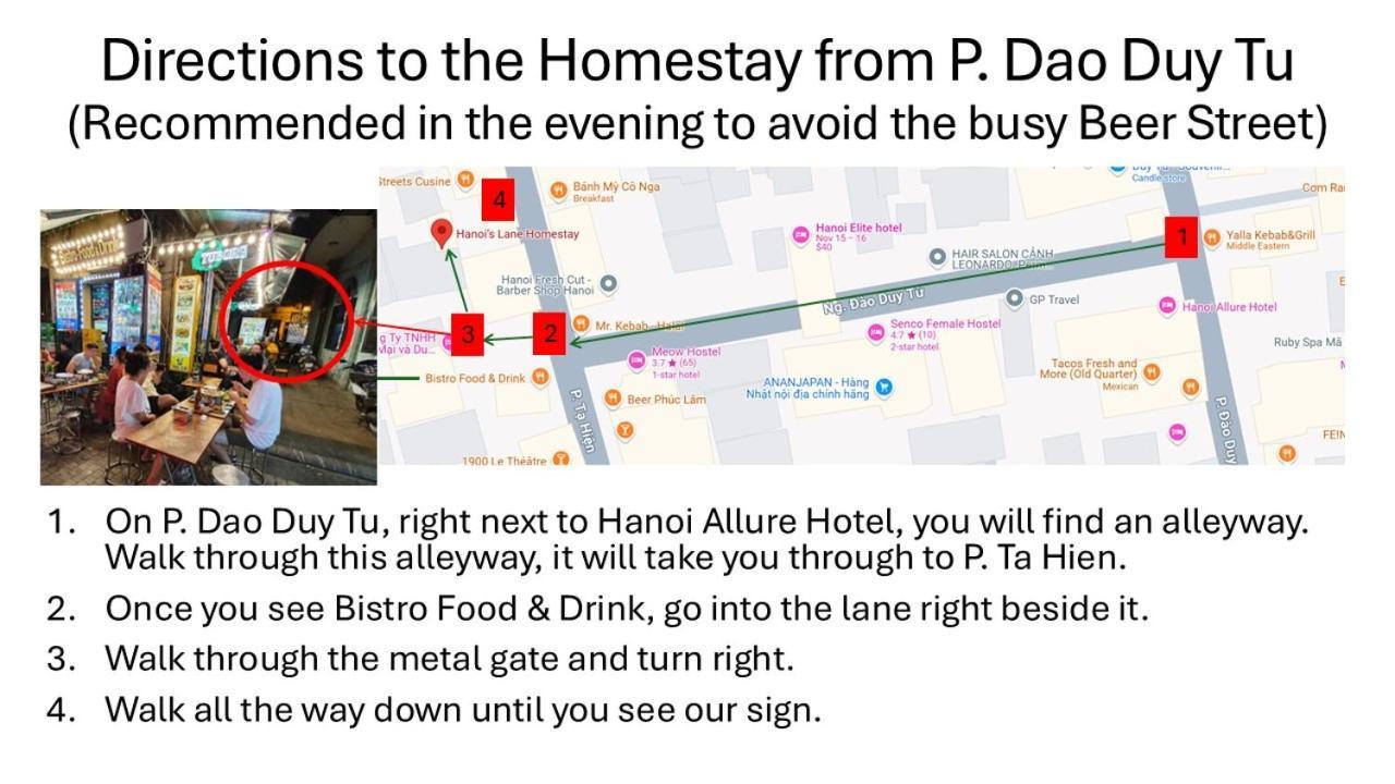 Hanoi'S Lane Homestay Екстер'єр фото